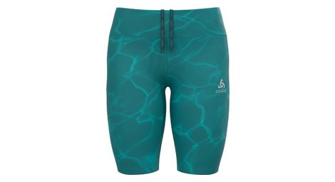 Pantalón corto de running odlo zeroweight printpara mujer azul