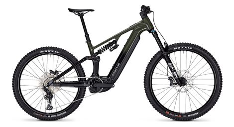 Bicicleta eléctrica de montaña con suspensión total Focus SAM² 6.8 Shimano 12V 800Wh Bosch 120 Nm 29/27,5'' Verde oscuro/Negro