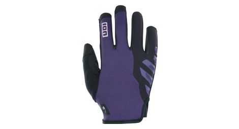Guantes de mtb ion scrub amp morados unisex