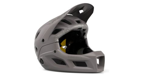 Casque avec Mentonnière Amovible Met Parachute MCR Mips Gris Mat