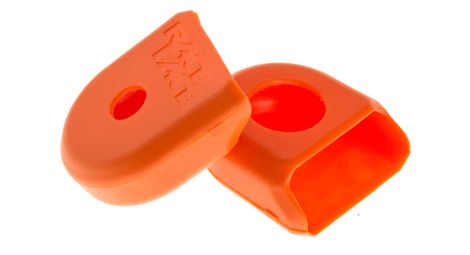 Race face carbon crankarms protections boot pedal orange