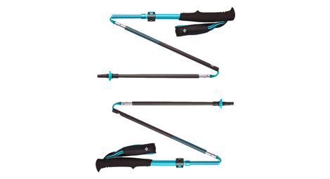 Black diamond distance carbon flz women's hiking poles blue