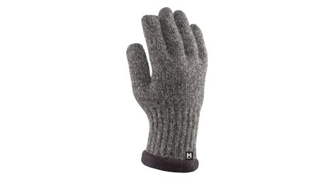 Guantes largos de lana de mijo negros