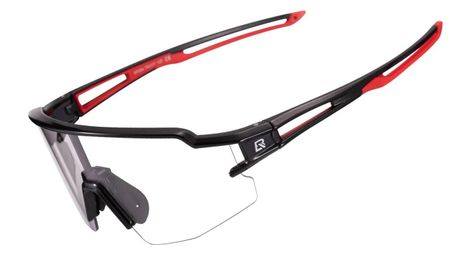 Lunettes de vélo photochromiques Rockbros 10173 UV400 - noir et rouge