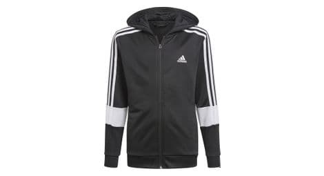 Sweatshirt à capuche enfant adidas 3-bandes aeroready primeblue