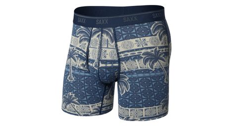 Boxer Saxx Quest Quick-Dry Mesh Brief Fly blu/beige da uomo