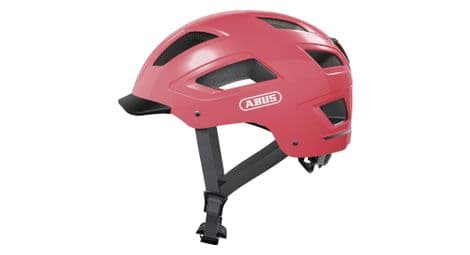 Abus casque vélo hyban 2.0 rouge l 56-61 cm