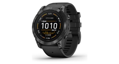 Montre de sport garmin epix pro  gen 2  standard edition 51 mm gris slate noir