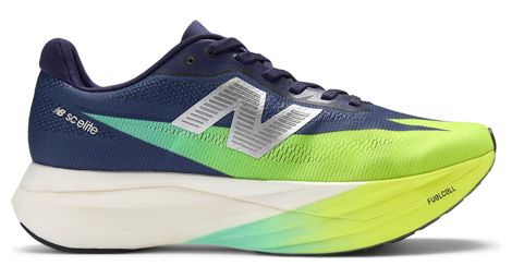 Chaussures Running New Balance FuelCell SuperComp Elite v5 Bleu/Jaune Femme