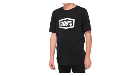 T shirt 100 icon enfant noir