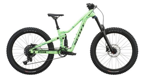Scott Spark Ransom Pro 400 Kinder-Full-Suspension-Mountainbike, SRAM NX Eagle 11-fach, 24 Zoll, grün, 2027