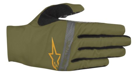 Gants longs alpinestars aspen pro lite vert khaki