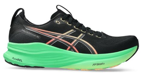 Asics Gel-Kayano 32 Laufschuhe Schwarz/Grün Herren