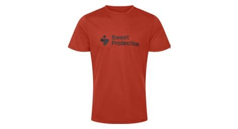 Maillot manches courtes sweet protection hunter rouge