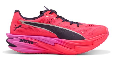 Zapatillas de running Puma Deviate Nitro Elite 4 Hyrox Rosa/Azul Mujer