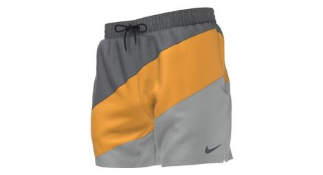 Short de bain nike swim 5 volley short jaune gris