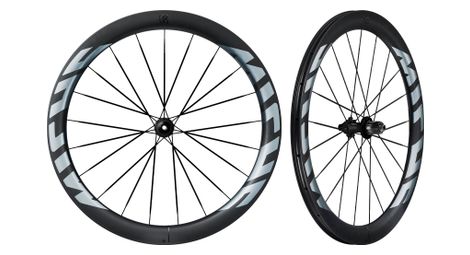 Paire de Roues Miche Deva RD 52 Disc 700mm | 12x100 - 12x142mm | Centerlock | Noir/Argent