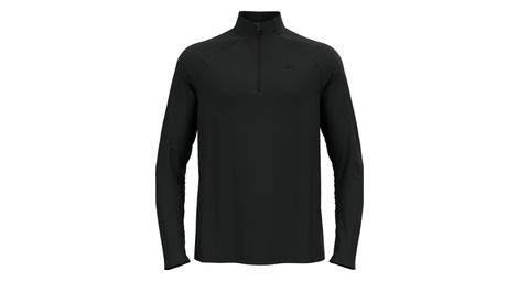 odlo essentials 1 2 zip running jacket black