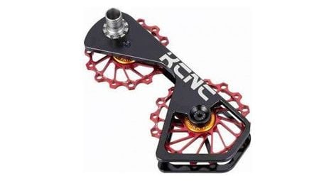 Jockey wheel system kcnc galets de dérailleur shimano 6800/9000 14+16 dents rouge