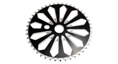 Plateau bmx couronne 44 dts noir standard acier