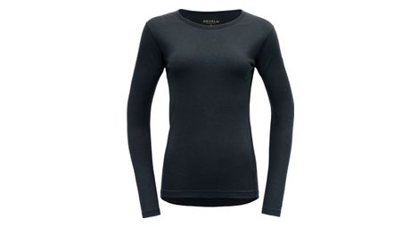 Sous maillot manches longues femme devold breeze merino 150 bleu fonce