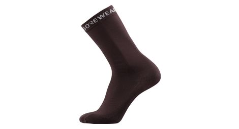 Chaussettes gore wear essential marron