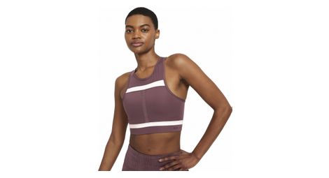 Brassiere nike femme dri fit swoosh run division violet