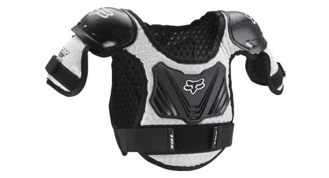 Gilet protection enfant fox peewee titan roost defle noir argent