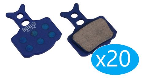 Boite de 20 plaquettes bbb discstop hp pour formula mega the one c1 r1 rr1 rx ro t1 cura cura e
