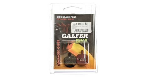 GALFER Plaquettes HAYES MX2/MX3/MX4/MX5/GX2/SOLE Métallique ADVANCED G1851