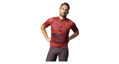 Maillot manches courtes alé connect rouge