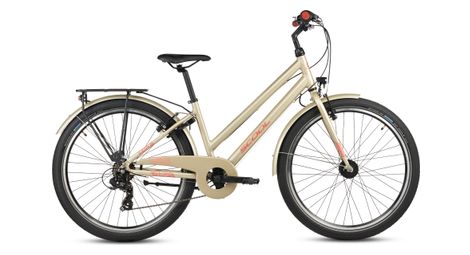S’COOL chiX pro, vélo enfant, 7 vitesses, Beige