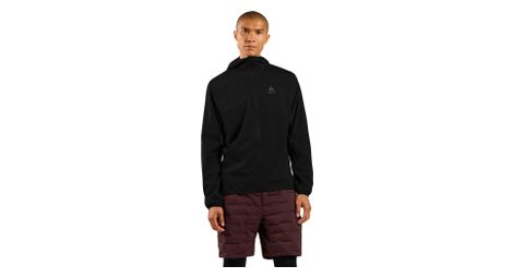 Chaqueta impermeable odlo performance knit x-alp negra