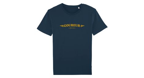 T-shirt çois 'coureur local' bleu