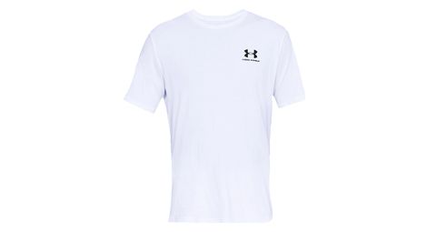 Under armour sportstyle left chest tee 1326799-100 homme t-shirt blanc