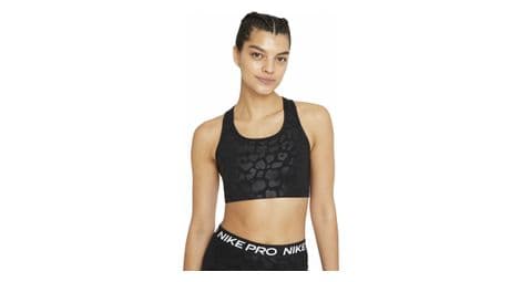 Sujetador nike pro dri-fit swoosh para mujer negro