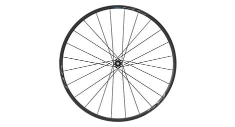 Roue route 700 shimano rs370 disc centerlock axe 12-100mm avant noir (hauteur jante 23mm) tubeless