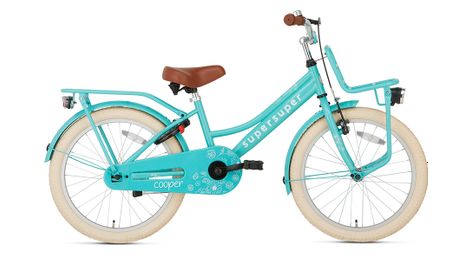 Velo enfant supersuper cooper 20 pouces turquoise