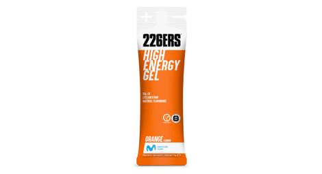 Gel énergétique 226ers high energy bcaa orange - 76g
