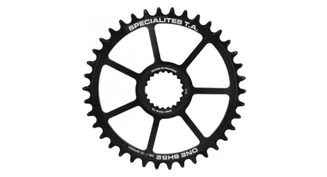 PLATEAU VTT DIRECT MOUNT POUR SHIMANO XTR M9100 - XT M8100 - SLX M7100 TA ONE SH52 38DTS COMP M900 10-11-12V. NOIR