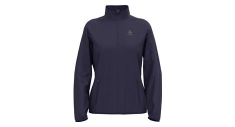 women s running jacket odlo essentials light dark blue