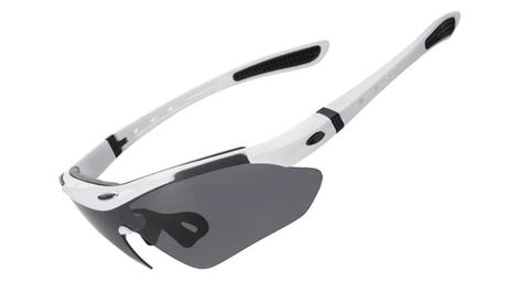 Lunettes de cyclisme photochromiques rockbros 10142 uv400 - blanc