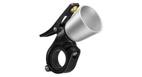 Sonnette de vélo en alliage de cuivre argentée