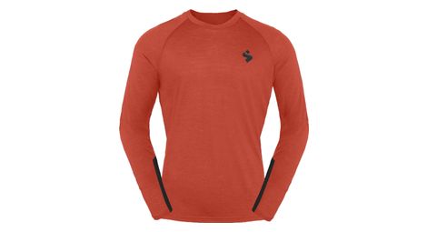 Maillot manches longues sweet protection hunter merino rouge