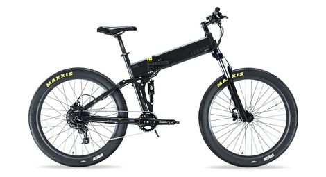 Vtt electrique pliant tout-suspendu legend etna 27.5  10.4ah (504wh) 11v noir onyx