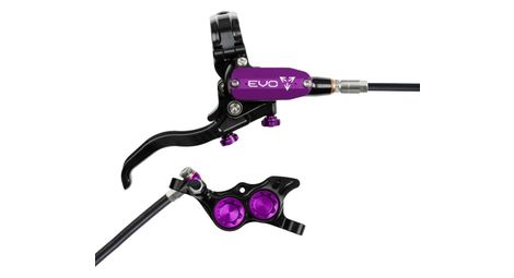 Hope Tech4 EVO TR4 Freno posteriore nero / viola Tubo flessibile standard