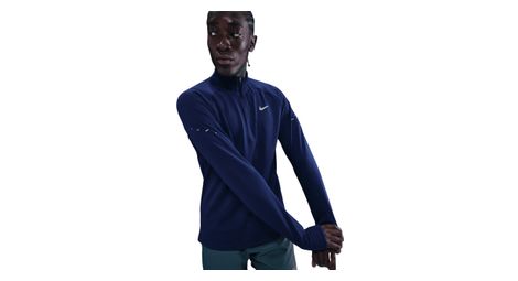 Haut thermique 1/2 zip nike stride bleu homme