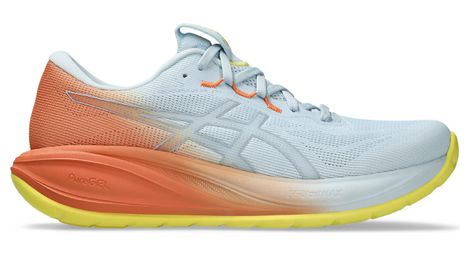 Asics Gel-Cumulus 28 Sunny Sizzle Laufschuhe Blau/Orange/Gelb für Herren