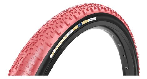 Pneu Gravel Panaracer GravelKing X1 Limited Color Edition 700 mm Tubeless Ready Souple ZSG Gravel Compound BeadLock TuffTex Rose Sakura