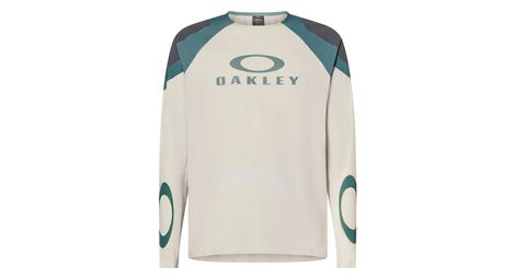 Maillot manches longues oakley seeker edge blanc